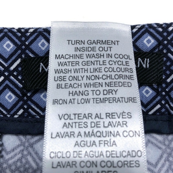 MARIO SERRANI Italy Blue & White Bermuda Shorts 16 - Picture 12 of 16